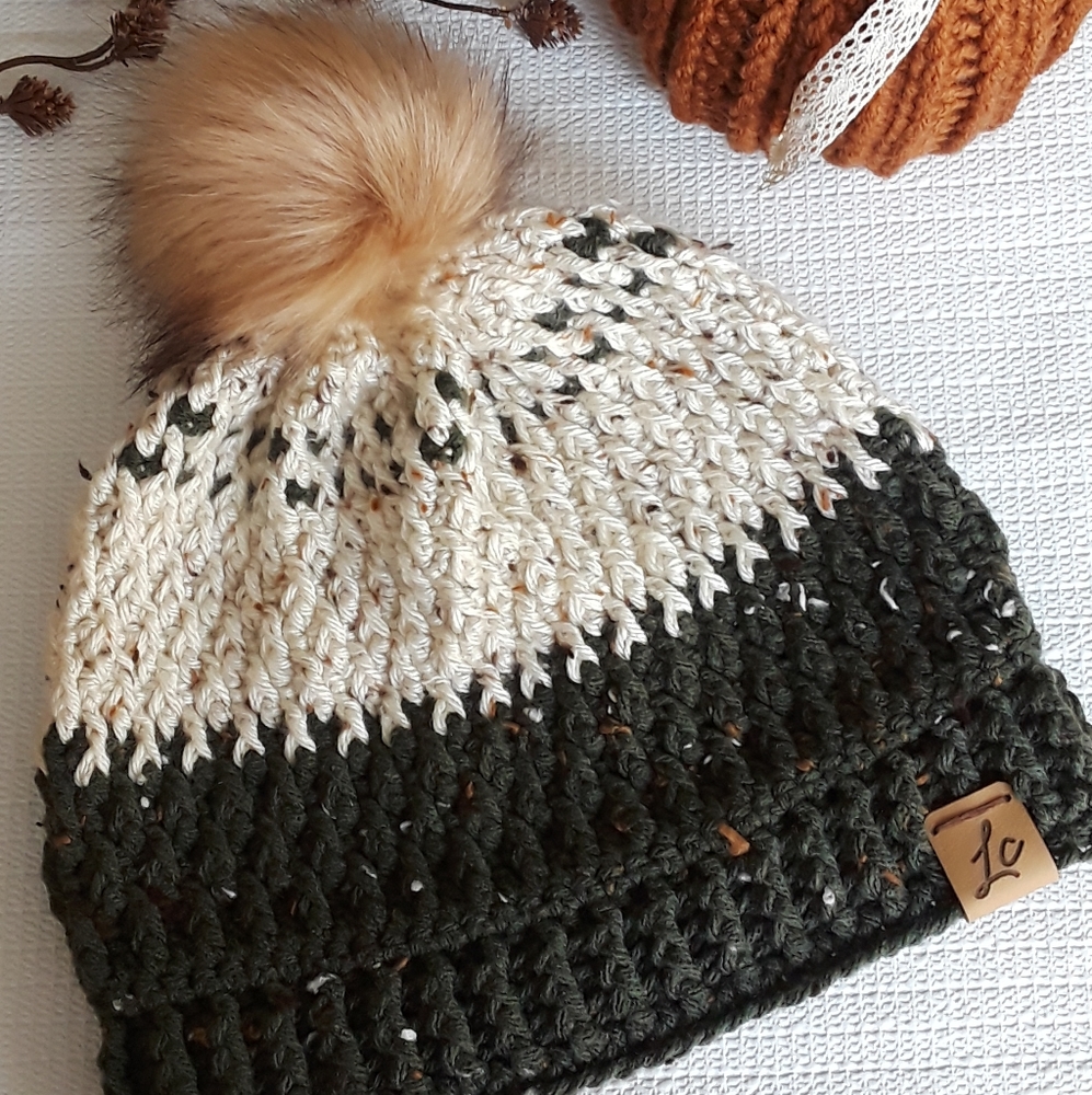 Crochet Women's Winter Beanie, handmade